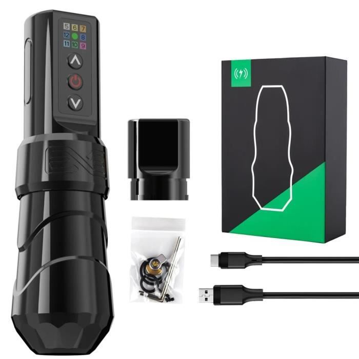 Solong Kit Complet de Tatouage Professionnel - Stylo Rotatif Avancé, Encres Riches en Couleurs, Alimentation Précise, Idéal pour Artistes Tatoueurs