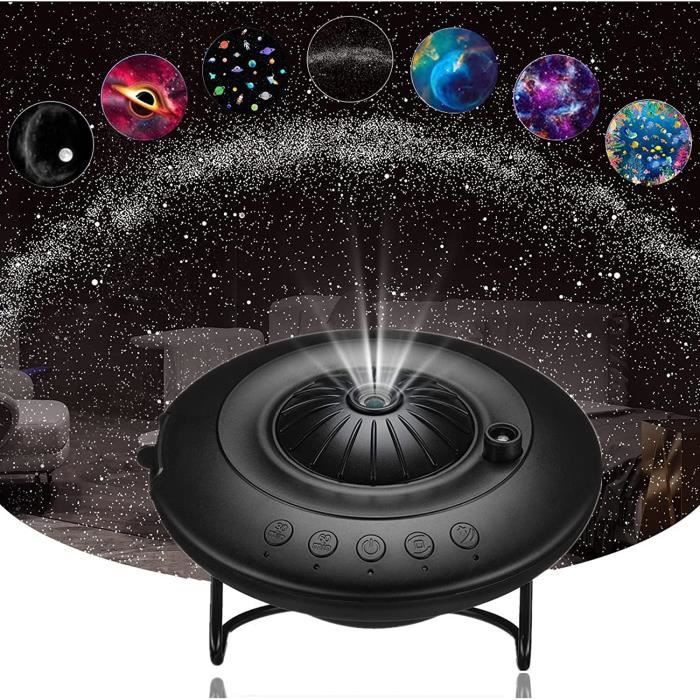 Projecteur Ciel étoilé Avec Aurores Boréales - Veilleuse Musicale Réglable - Télécommande Et Minuterie - Pour Chambre D'enfant Ou Déco - 4