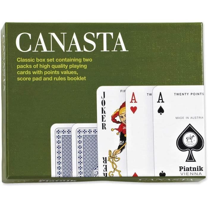 Cartes de Jeu Classiques - Canasta (version anglais)[1123] - Cdiscount ...