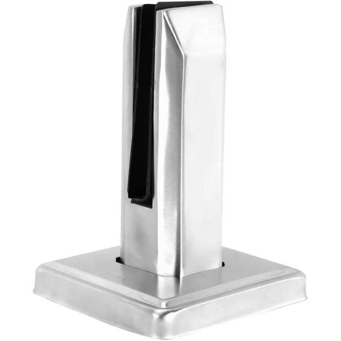 Balustrade en acier avec tige et verre