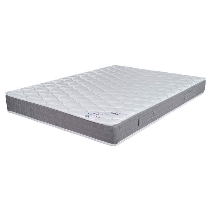 Matelas 120x190 Ryad - Ressorts - Hauteur 21 cm - Soutien très ferme