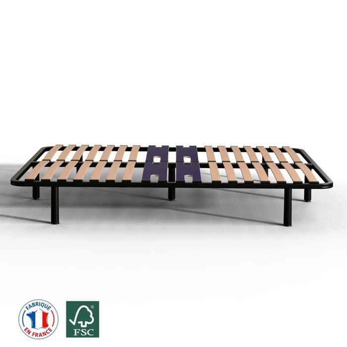 Matelas + Sommier EMMA Original - Mémoire de Forme - 90x190 cm - Confort  Optimal - Lattes Fixes - Cdiscount Maison