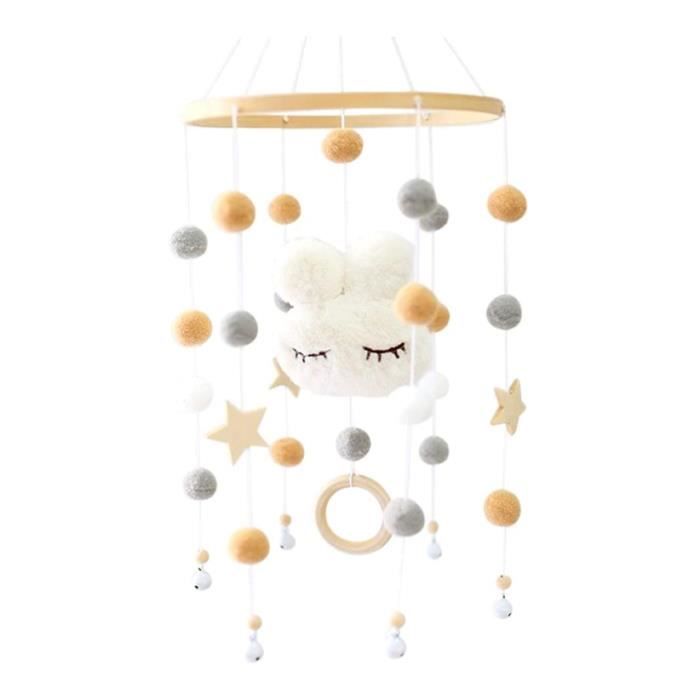 Bébé Carillons Éoliens Perles De Bois Cloche De Lit Mobile Pour Bébé