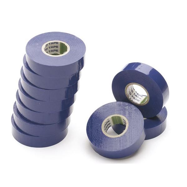1 x bleu électrique isolation PVC ruban isolant 19mm x 20m retardateur de flamme