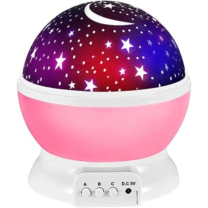 Veilleuse Enfant Etoile Projection Rotation A 360 Lampe Projecteur Lumiere Plafond Led Veilleuse Bebe 10 Modes De Couleur Cad116 Cdiscount Puericulture Eveil Bebe