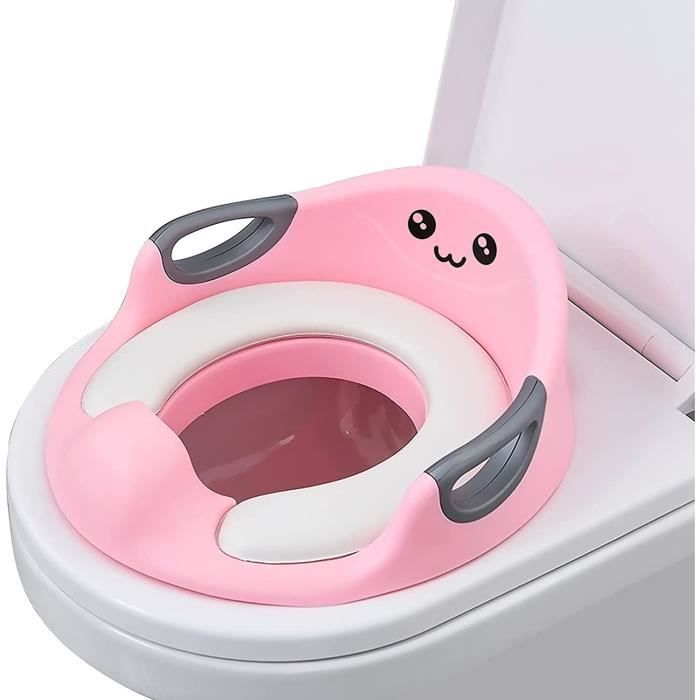 Réducteur De Toilette Pliable Pour Bébé - Siège WC Voyage Avec Sac Rangement, 8 Ventouses, Bleu - Hygiène Et Sécurité