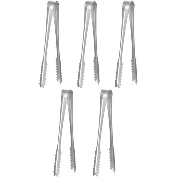 18 Pinces Apéritif Inox – Mini Pince Buffet 4,33 Pouces – Lot Service Premium