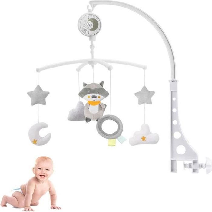 Mobile Musical Pour Lit Bebe Avec Musique Cloche De Chevet Rotative Suspendus Jouets Pour Nouveau Ne Garcons Et Filles Lit Beb 45 Cdiscount Puericulture Eveil Bebe