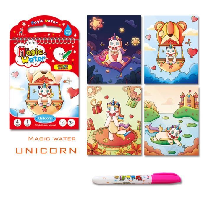 Nathan Coloréo Baby – Tapis De Coloriage à L’eau – 70 X 70 Cm – Dès 2 Ans – Sans Tache, Magique Et éducatif