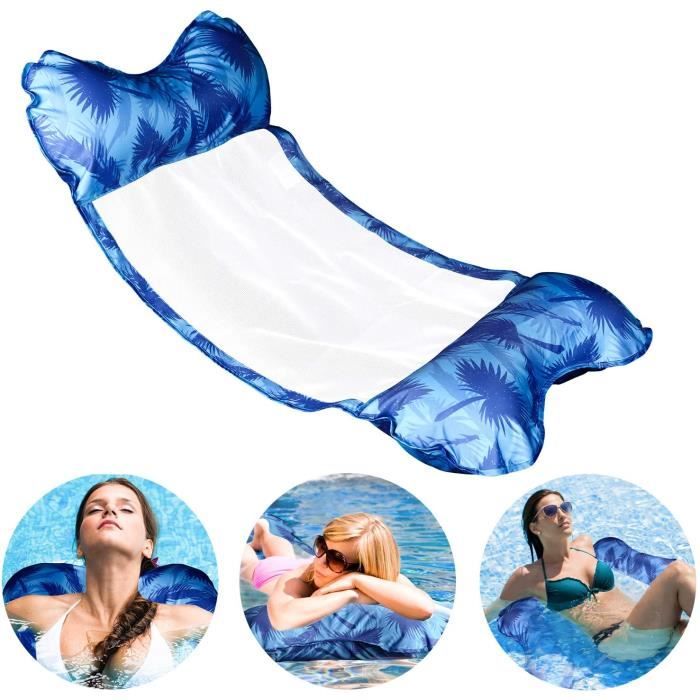 Bouee Piscine, Chaise Longue de Piscine avec Appui-tête, Matelas Hamac Flottant pour Piscine, Jouets Nouilles, Bain de Soleil - Jeux - Jouets Bouee Piscine, Chaise Longue de Piscine avec Appui-tête, Matelas Hamac Flottant pour Piscine, Jouets Nouilles, Bain de Soleil - Jeux - Jouets