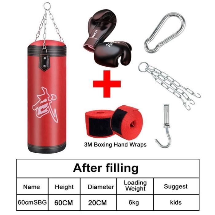 RDX Sac de frappe autoportant pour adultes, 1,85 mètre, sacs de frappe  debout avec gants d'entraînement, MMA, Noir - Cdiscount Sport