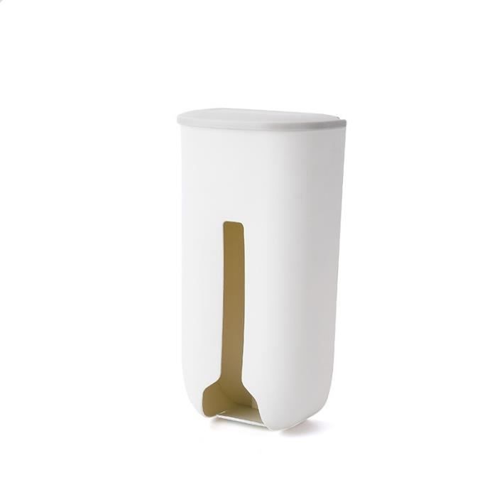 blanche - Boîte de rangement de sacs poubelles maison cuisine salle de bains étagère murale de rangement en
