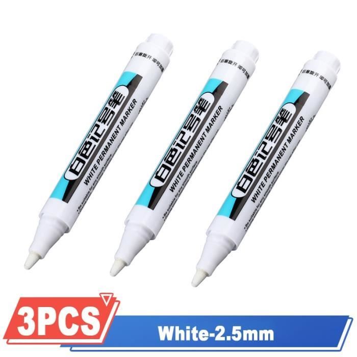 5x stylo marqueur blanc huileux stylos graffiti bricolage stylo de