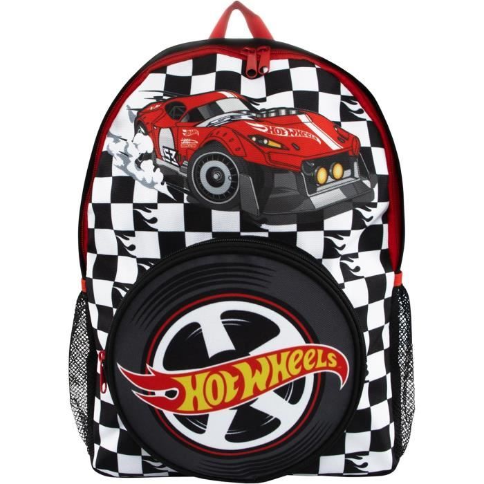 Sac à Dos Scolaire Voiture De Sport - Léger, Spacieux, Avec Poche à Bouteille, Pour Enfants école Primaire