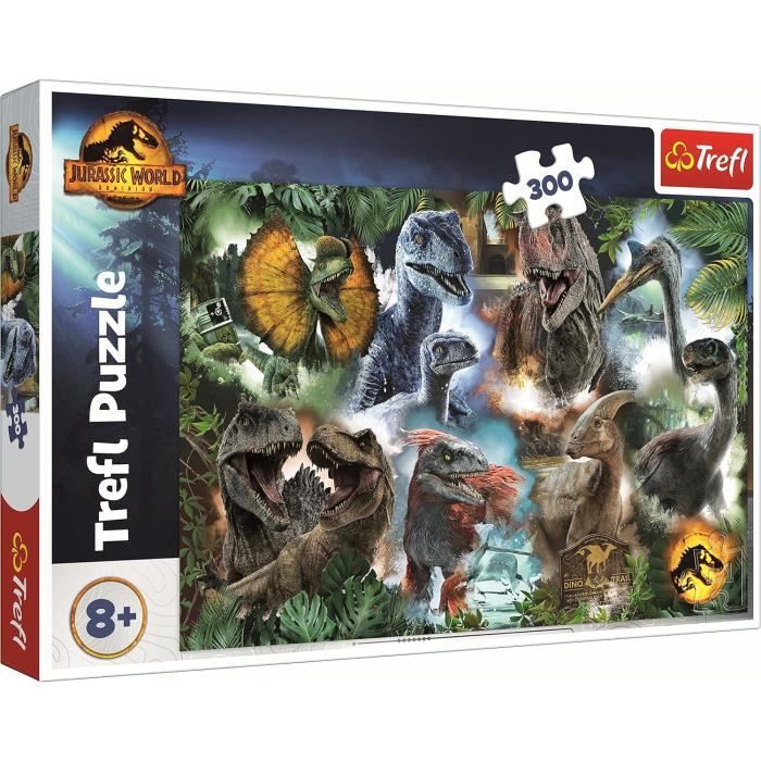 Tréfl - Jurassic World Dominion, Dinosaures Préférés - Puzzle 300 ...