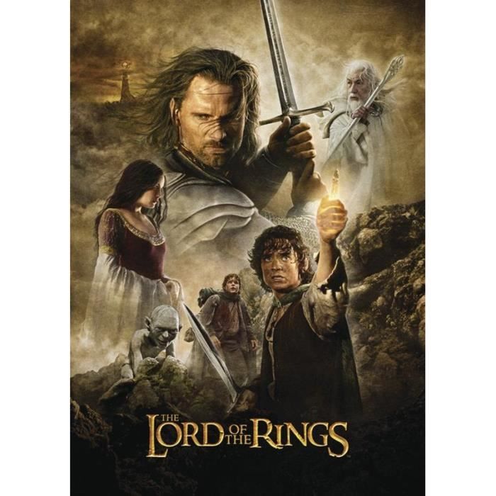 Refine diary Uplifted Poster 3D Le Seigneur des Anneaux Lord of the Rings - Cdiscount Maison