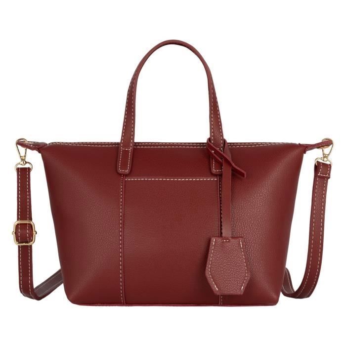 CRAZYCHIC Petit Sac à Main Femme Cuir PU Sac Shopping Epaule