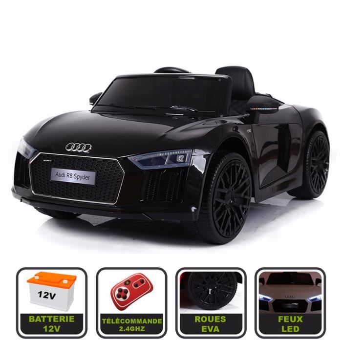 Voiture De Sport Electrique 12v Pour Enfant Audi R8 Spyder Cristom Telecommande 2 4ghz Slot Usb Et Prise Mp3 Licence Audi Noir Cdiscount Jeux Jouets Voiture De Sport Electrique 12v Pour Enfant Audi R8 Spyder Cristom Telecommande 2 4ghz Slot Usb Et Prise Mp3 Licence Audi Noir Cdiscount Jeux Jouets