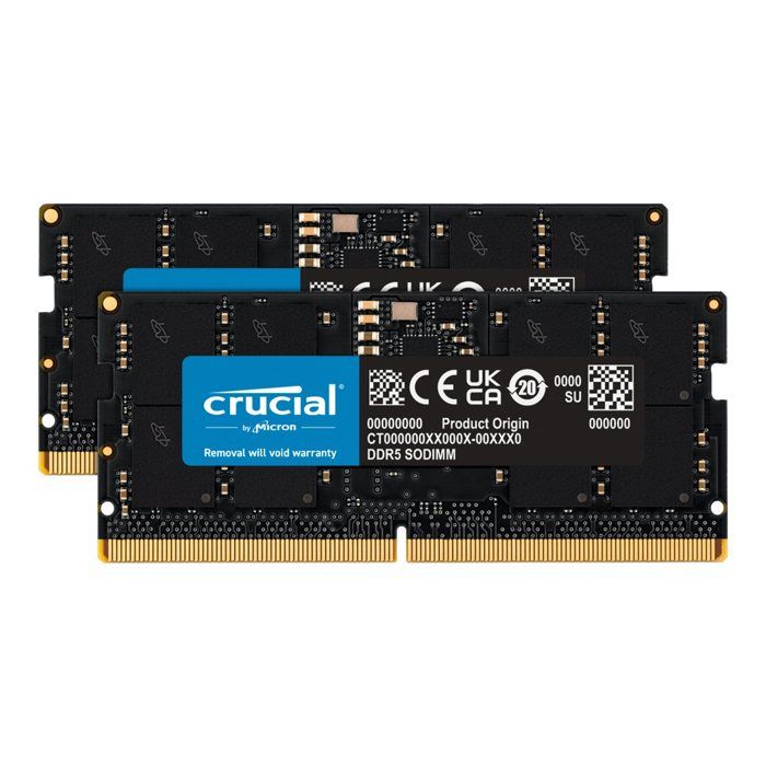 Mémoire RAM – CRUCIAL – CT2K12G56C46S5 – 24 Go – DDR5 – 5600 MHz