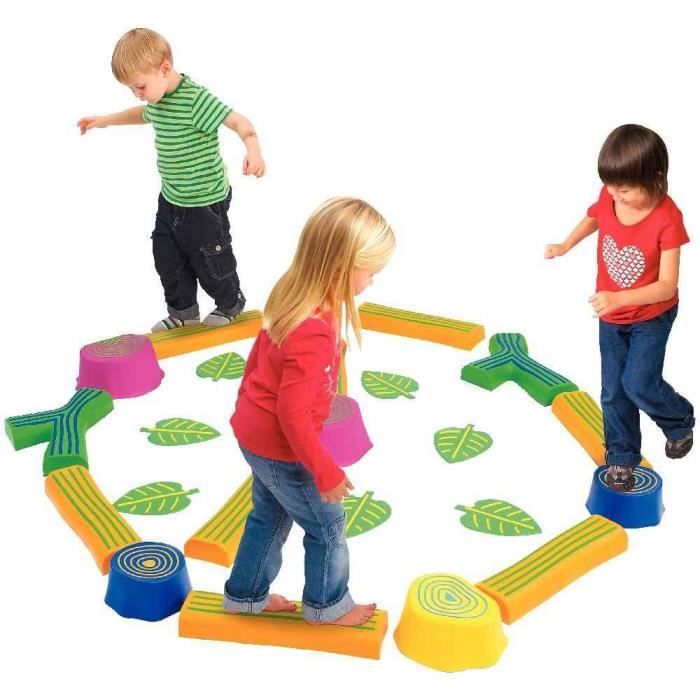 Jeux Enfant Parcours De Motricite La Foret 24 Pieces Cdiscount Jeux Jouets