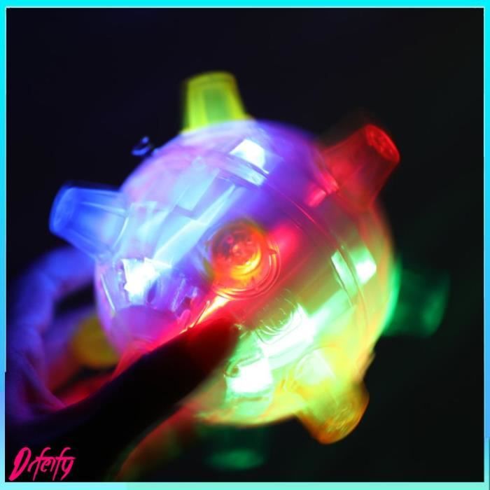 Meilleurs prix pour Drfeify Jouet pour chiens en forme de balle rebondissante lumineuse avec LED clignotante et musique, cadeau pour animaux