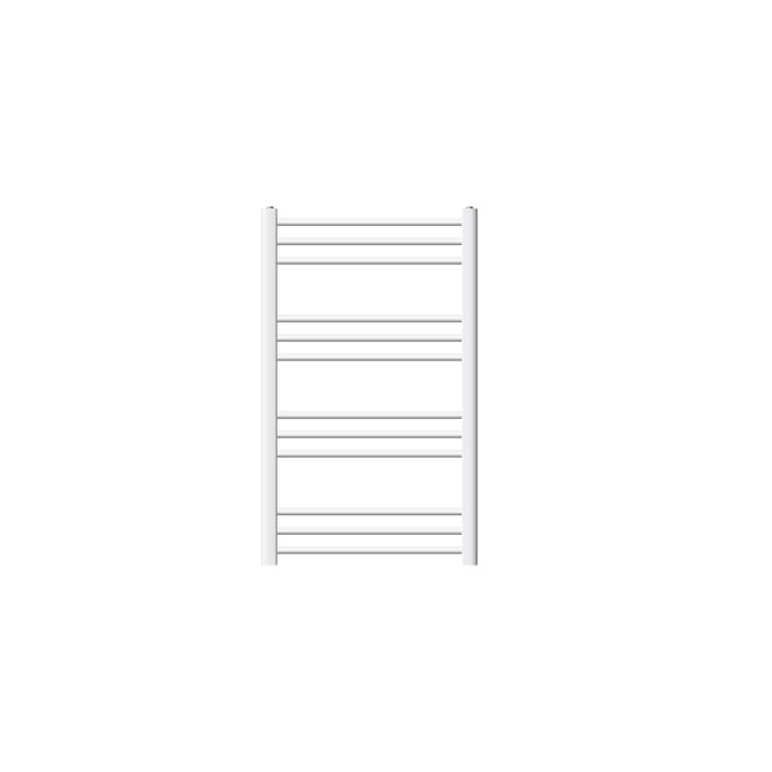 Sèche-serviettes Sahara Non électrique ECD Germany – 500x800 Mm, Blanc, Pour Salle De Bain