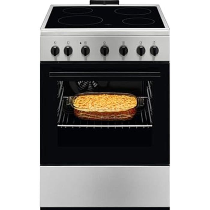 Cuisinière électrique ELECTROLUX LKR620066X 4 brûleurs Four électrique Classe A Vitrocéramique