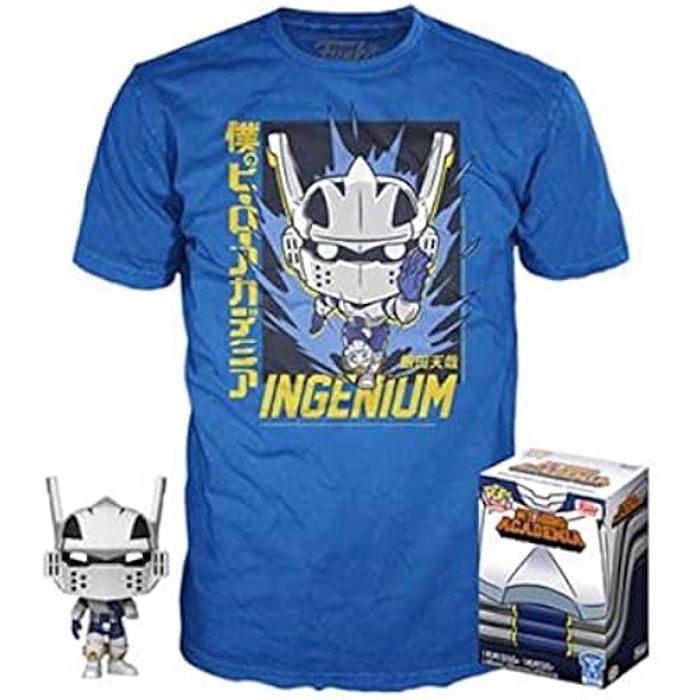 Playsets FUNKO POP My Hero Academia Tenya Iida Ingenium T shirt Figurine inclus