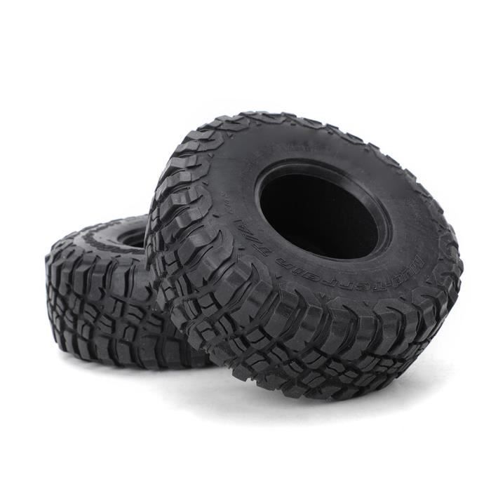 4 Pneus Roues Caoutchouc AUSTAR 65mm*28mm - Pour Voiture RC 1/10 Rock Crawler - Neufs