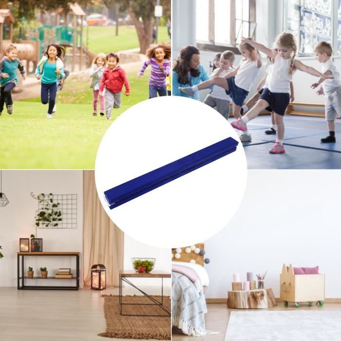 Poutre D'Équilibre Gymnastique Pliable DREAMADE - Équipement Sport Maison Et Salle, Antidérapante Et Connectable