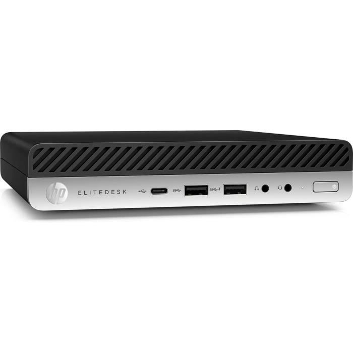 HP EliteDesk 800 G5 Mini PC Intel i5-9400T Ram 16Gb SSD 480Gb Freedos (Reconditionné Grade A) Windows 11 Pro Office 2021 Pro Plus