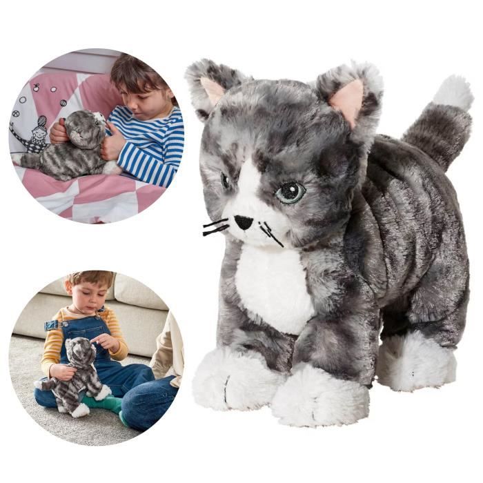 LILLEPLUTT Mascotte en peluche, chaton, jouet pour enfants IKEA