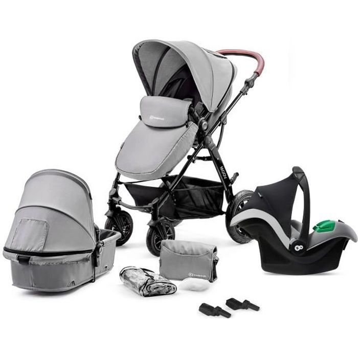 KINDERKRAFT Poussette combinée Trio MOOV - Multifonctions