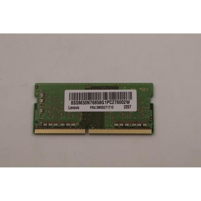 Mise à niveau de la mémoire LENOVO SODIMM DDR4 8GB 3200