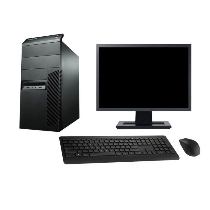 PC Tour Lenovo M92p Ecran 27 Pentium G2020 RAM 8Go SSD 120Go Windows 10 Wifi - Lenovo