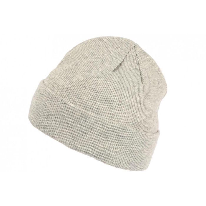 Bonnet Enfant Gris Perle Fille Garçon Classique Laine Wynty de 7 a 12 ans -  Taille unique - Gris