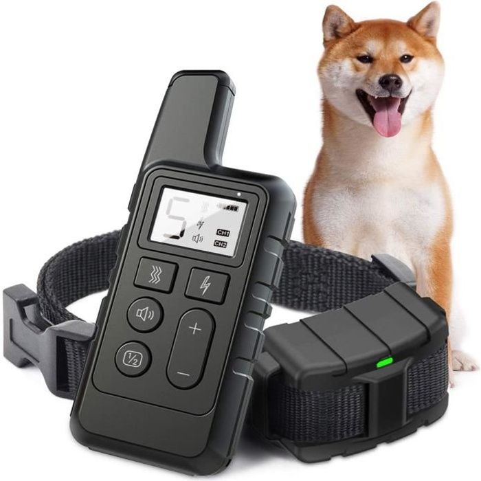 Comparer les prix de Leytn® Collier de dressage pour chien électrique Collier d'entraînement anti aboiement chien étanche rechargeable