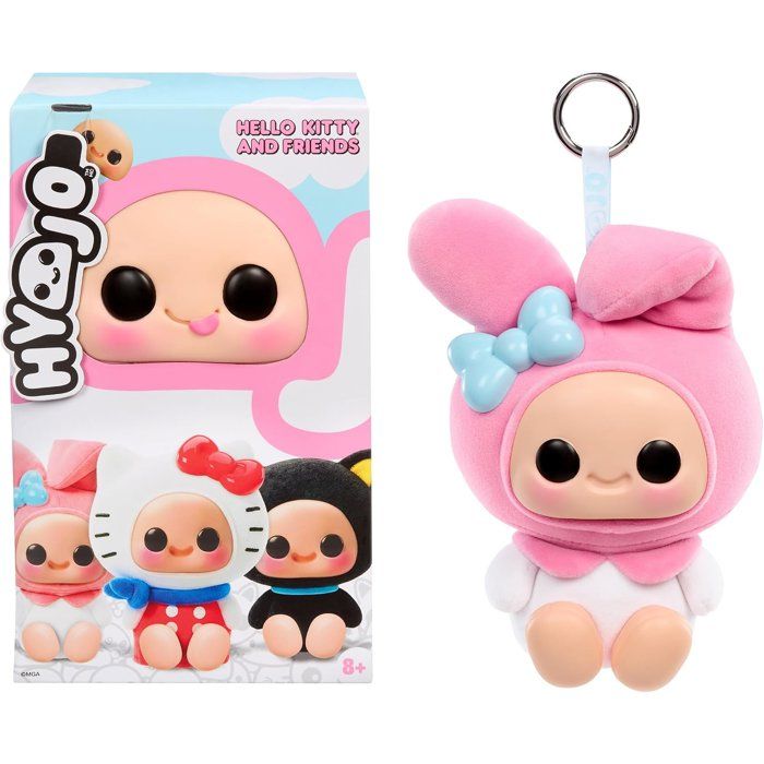 Hyojo - Melody - Série Hello Kitty and Friends - Peluches squishy à collectionner - Porte clé