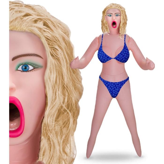 POUP&Eacute;E GONFLABLE Poup&eacute;e Gonflable Blonde Gorge Profonde Non