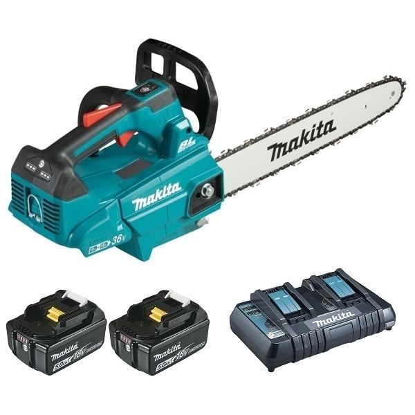 Tronçonneuse élagage 36V (2x18V) 35 cm DUC356 B Makita (2 batteries 18v