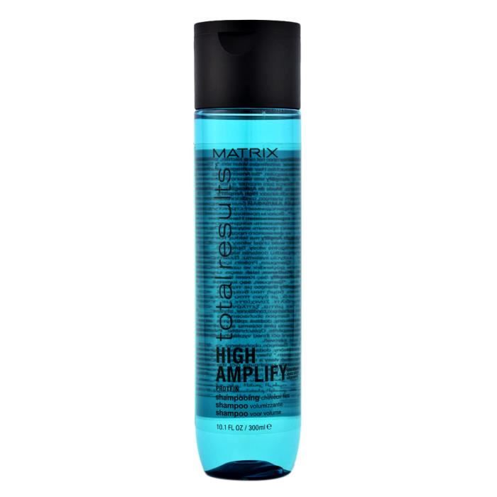 Matrice. AMPLIFIER TOTAL RÉSULTATS Shampoo. utilisation quotidienne de shampooing doux qui renforce et apporte de la brillance aux c