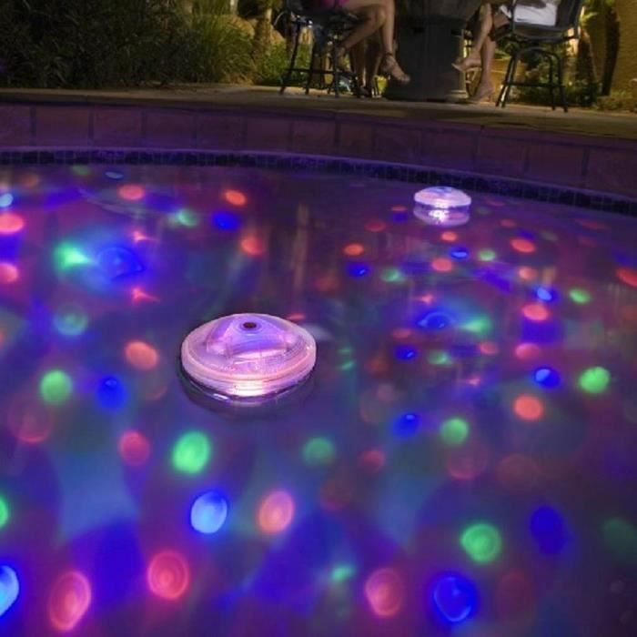 Boule lumineuse flottante submersible alimentée pa – Grandado