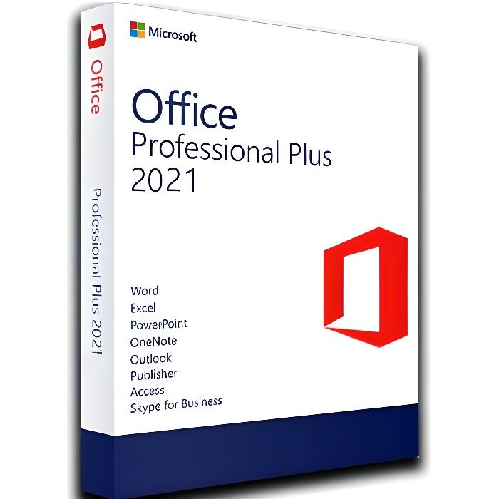 Microsoft Office 2021 Pro Plus – License Dématérialisée Livraison Rapide Par E-mail