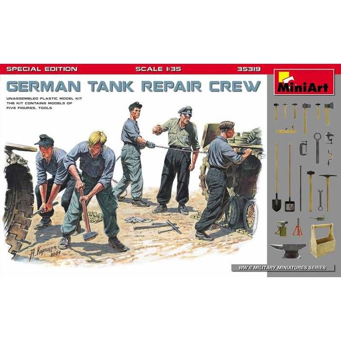Miniart 1:35 - German Tank Crew France 1944 Édition spéciale