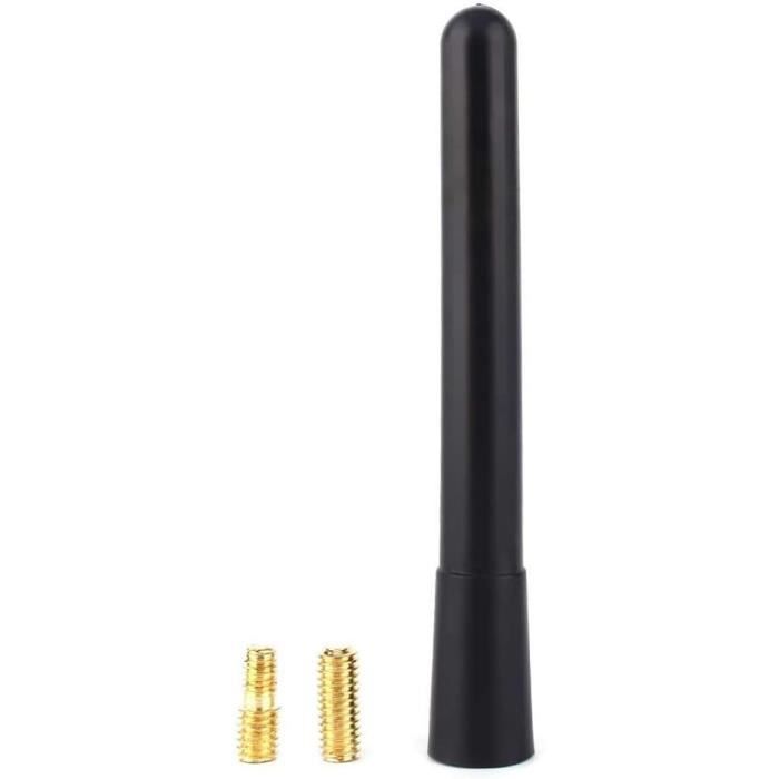 Antenne D'autoradio Universelle Mât De Toit AM/FM 37 Cm - Neuf, Couleur Noir, Matériau Plastique/métal - Pour Améliorer La Réception
