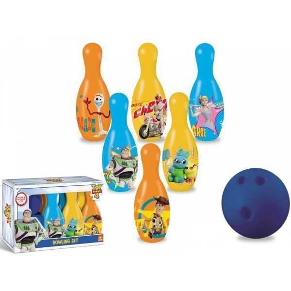 Coffret de bowling Toy Story - MONDO - 6 quilles et 1 boule - Hauteur 19 cm