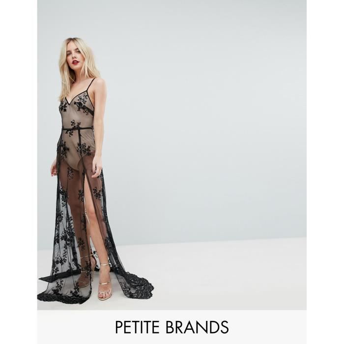 robe transparente avec body