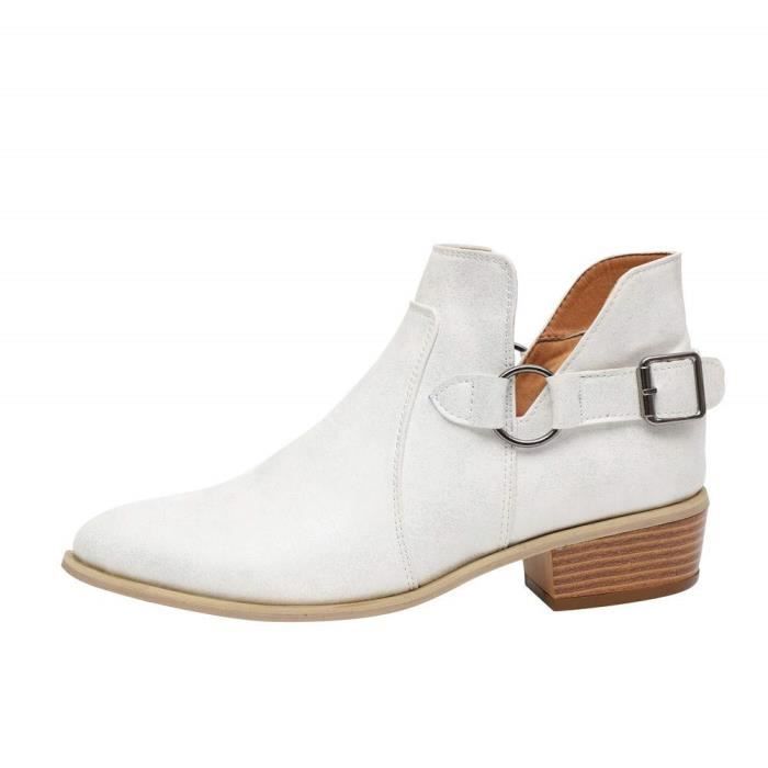 bottes femme tige courte