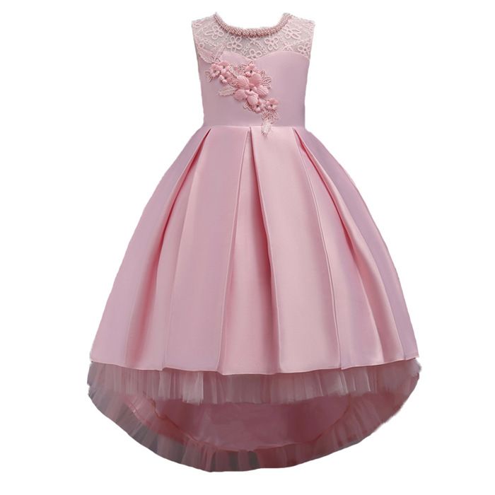 Robe De Fête Fille Sans Manches – Fleurs 3D, Tulle Arc-en-ciel, Pour Mariage Et Cérémonie