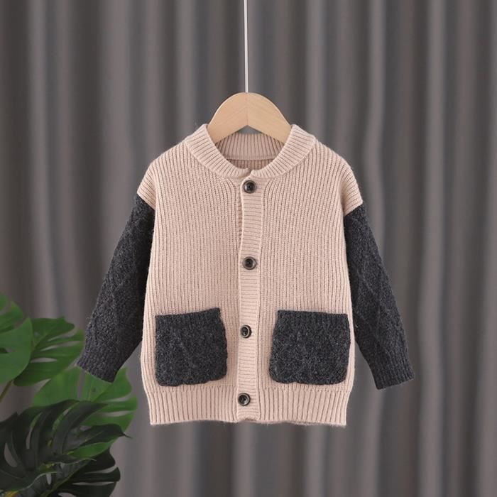 Tout Petits Enfants Bebe Fille Pull Solide Tricot Crochet Vetements Manteaux Cardigan Tenues Kaki Kaki Achat Vente Gilet Cardigan Soldes Sur Cdiscount Des Le Janvier Cdiscount